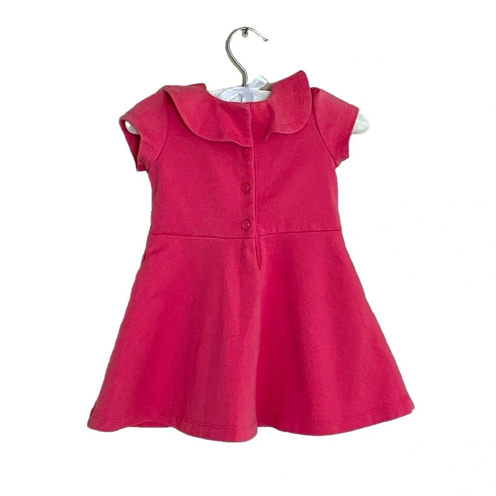 Janie and Jack dress with pockets & collar pink - Picture 2 of 4